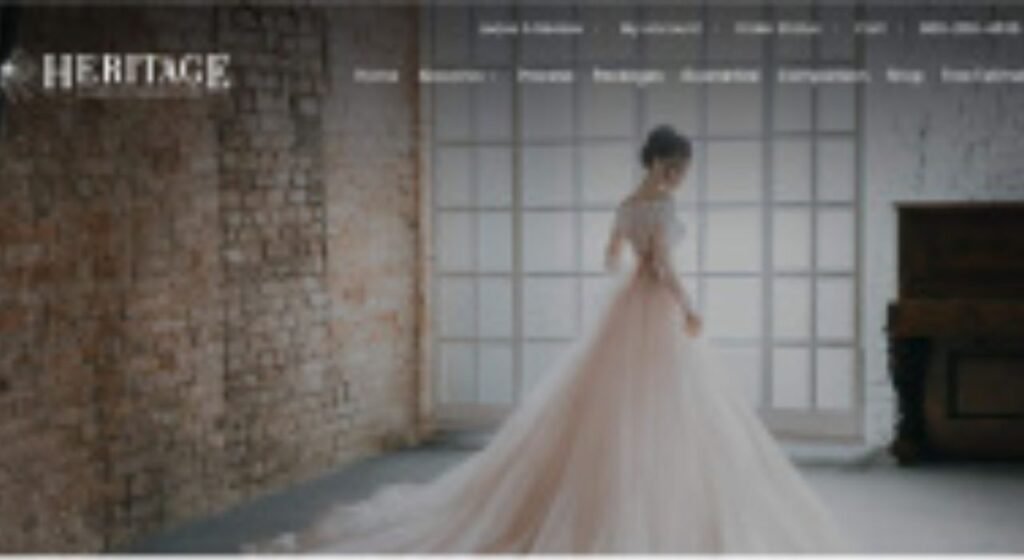Homepage of Heritage Garment Preservation's website